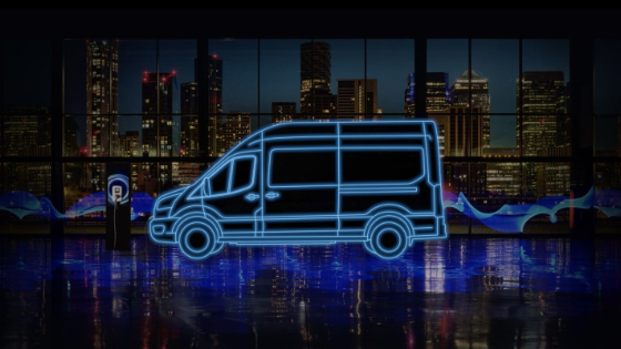 Ford E-Transit bestelwagen