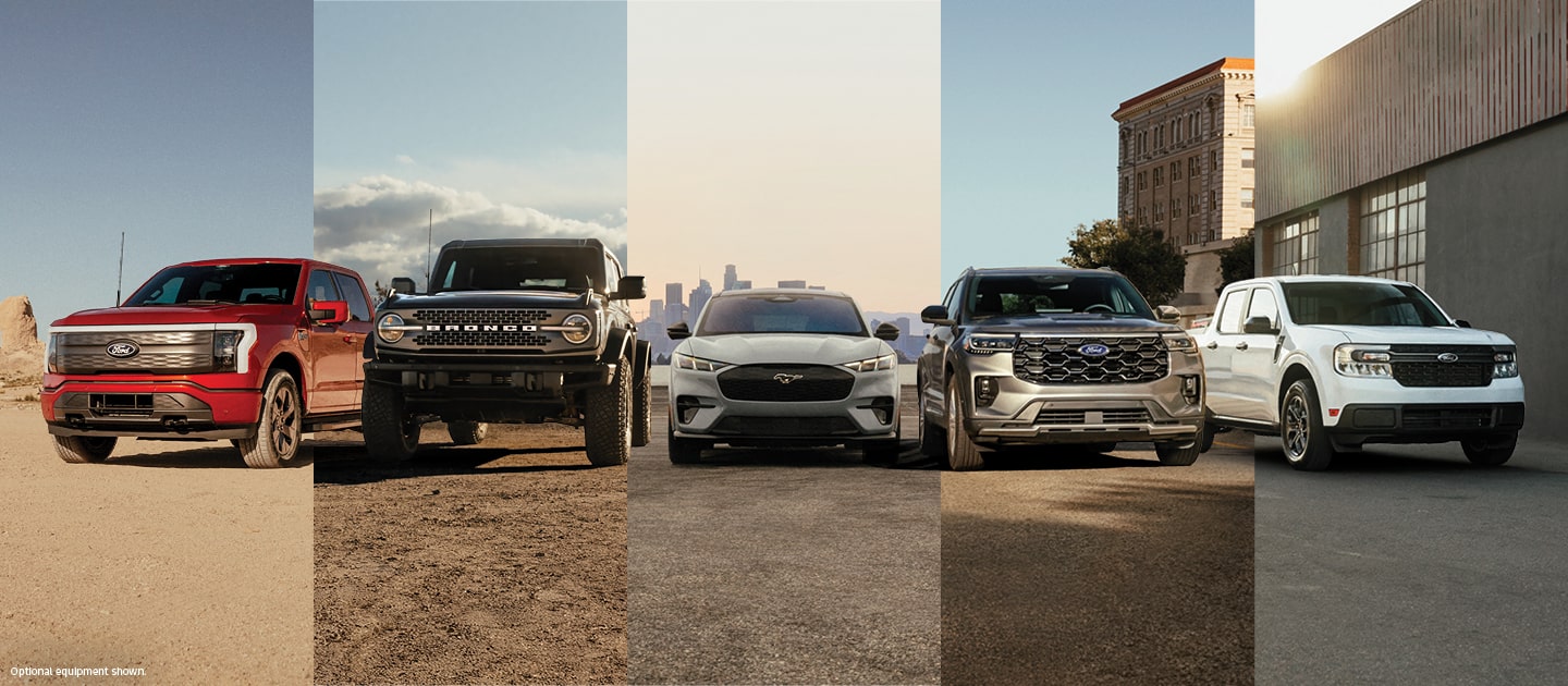 Diferentes vehículos Ford