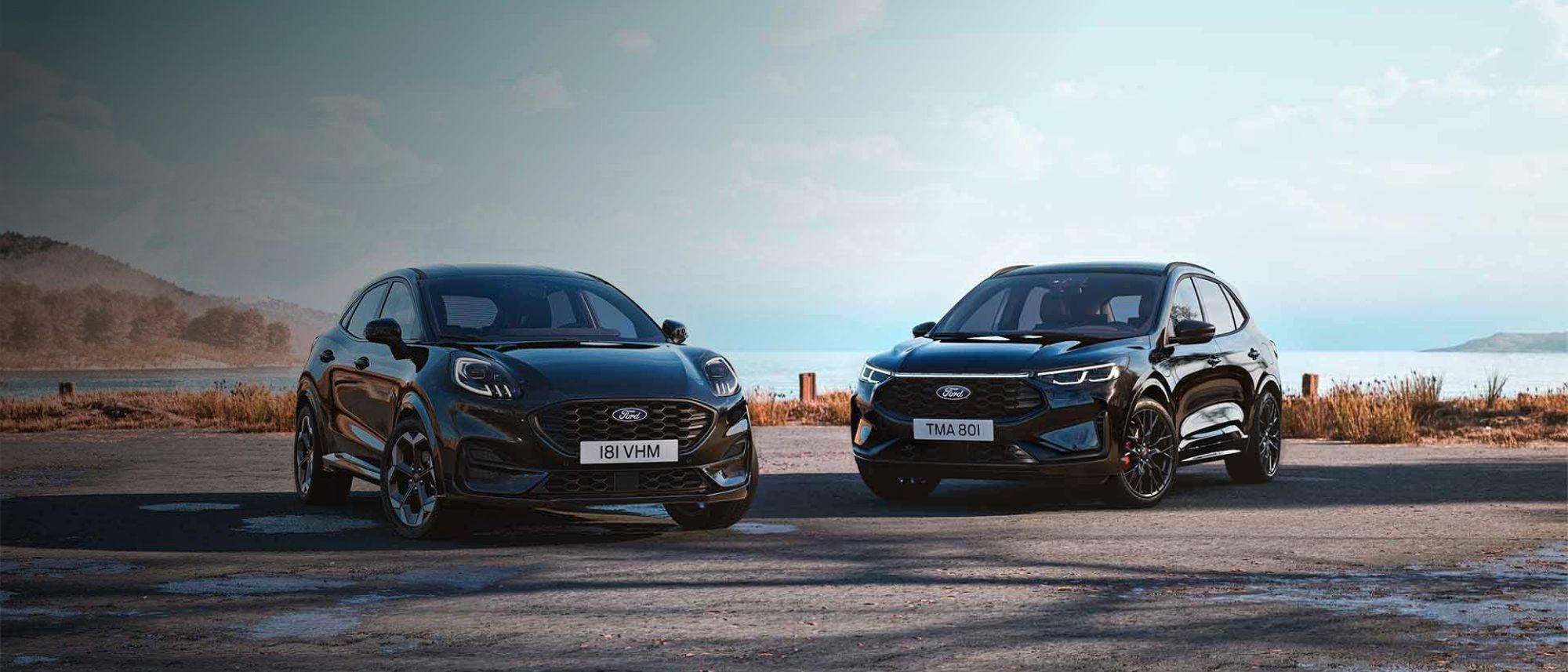 Ford Kuga et Puma Black & White Edition