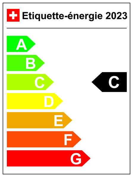 Catégorie d'efficacité énergétique : C