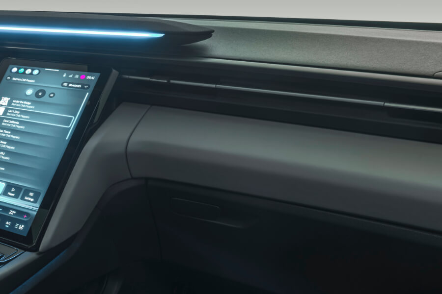 Soundbar nel nuovo Ford Explorer completamente elettrico