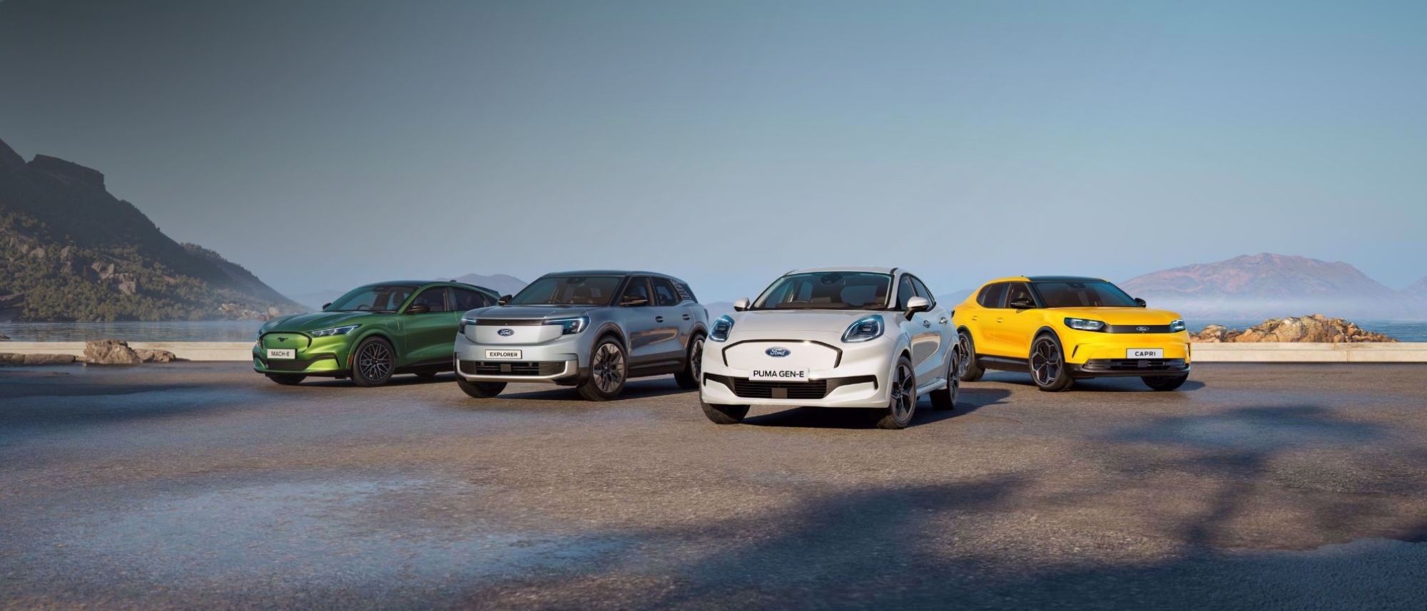 Ford Explorer, Capri, Puma Gen-E und Mustang Mach-E
