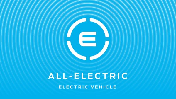 Täyssähköauto logo Electric logo