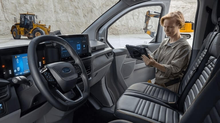 Ford Transit Custom vue intérieur
