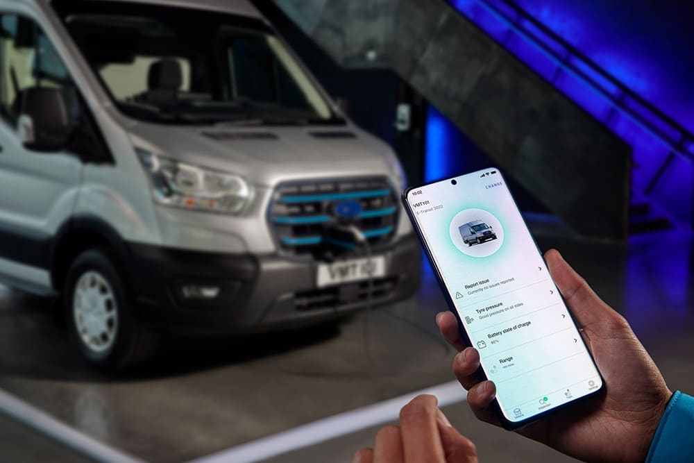 Phare d'un E-Tourneo Custom