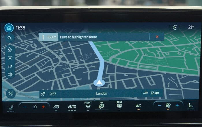 Ford Tourneo Custom navigation connectée
