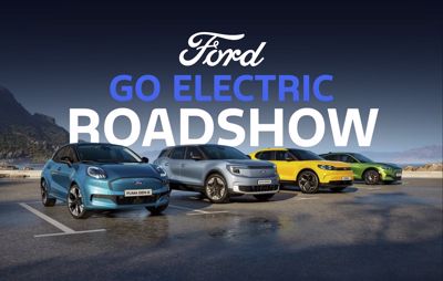 Ford Go Electric Roadshow **16, 17 & 18 octobre**- AB Automotive