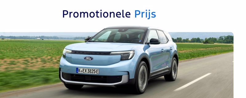 **100% elektrische Explorer Select** vanaf **€ 39.365**