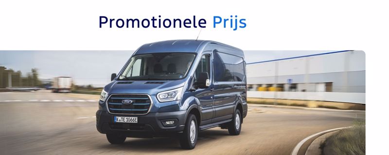 **E-Transit Trend € 40.451** excl. btw