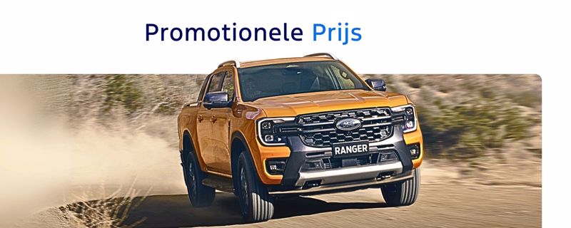 **Ranger Wildtrak** - Vanaf **€ 45.499** excl. BTW (Plug-in Hybrid Wildtrak)