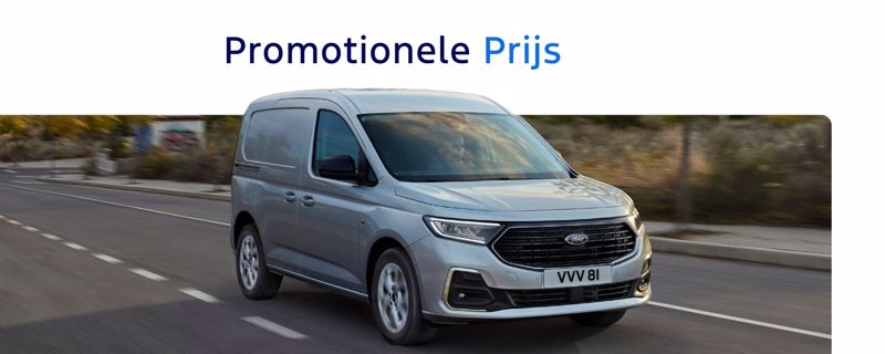 **Transit Connect Trend** - Vanaf **€ 26.700** excl. BTW (Plug-in Hybrid)