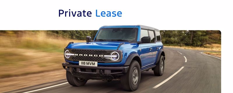 **Bronco** Outer Banks - **885 €**/mois en Private Lease