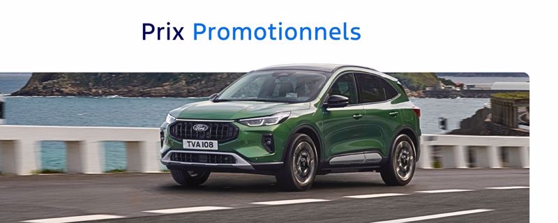 **Kuga ST-Line** PHEV à partir de **34.235€** (Bestseller)