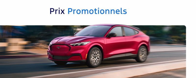 **Mustang Mach-E Premium RWD** à partir de **55.969€** (Bestseller)