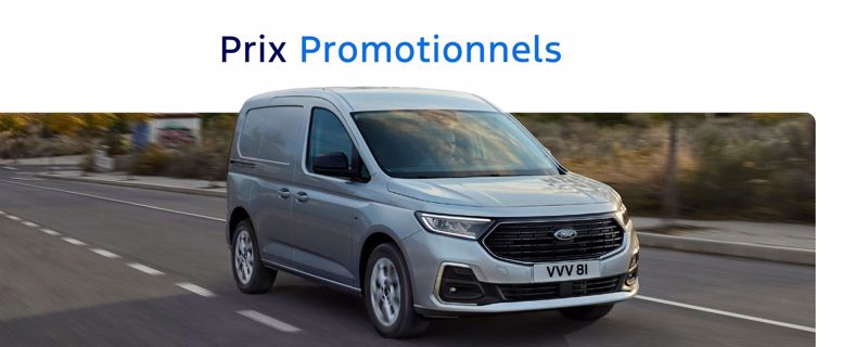 **Transit Connect Trend** dès **26.700€** HTVA (Plug-in Hybrid)
