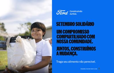 Ford e Sua Rede Promovem Campanha Global de Arrecadação de Alimentos em Setembro