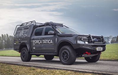 Nova Ford Ranger V6 de polícia é atração do Congresso COP Internacional