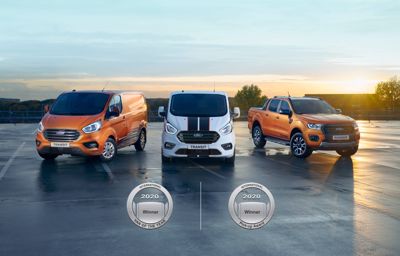 **Véhicule utilitaire de l'année et Pick-Up de l'année 2020:** Ford réalise le doublé en Europe