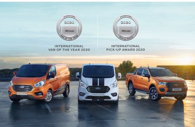 Ford er dobbelt stormester ved International Van of the Year 2020