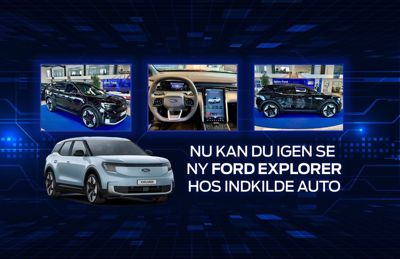 Nu kan du igen opleve Ford Explorer i butikken hos Indkilde Auto fra d. 22.-29. maj