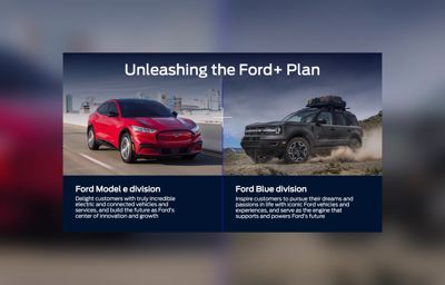 FORD ACCELERATING TRANSFORMATION: FORMING DISTINCT AUTO UNITS TO SCALE EVS, STRENGTHEN OPERATIONS, UNLOCK VALUE