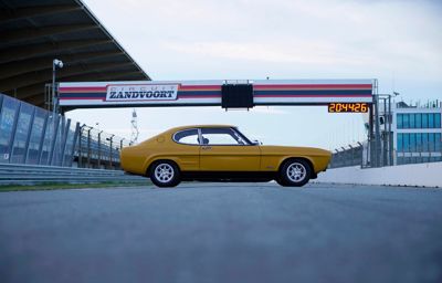 Ford Capri runder 50 år som ikonisk sportsvogn 