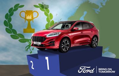 Hattrick til Ford Kuga som Danmarks mest solgte plug-in hybrid