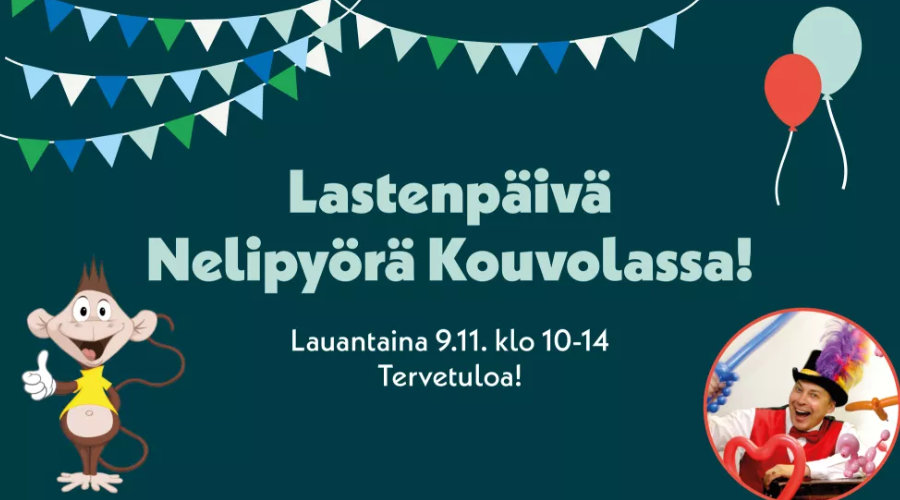 Lastenpäivä Nelipyörä Kouvolassa