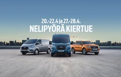 Nelipyörä kiertue – 20.-22.4. ja 27.-28.4.
