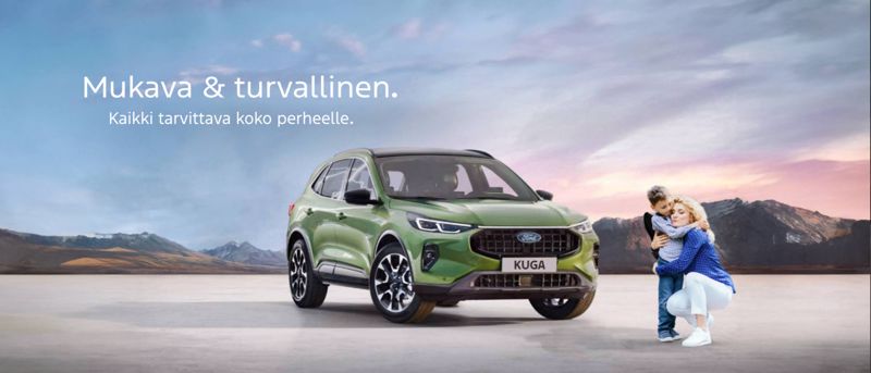 Uusi Ford Kuga® nyt myynnissä ja koeajettavana Nelipyörässä! 