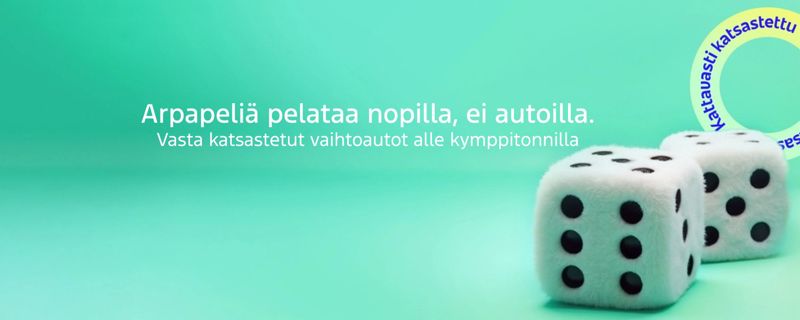 Vasta katsastetut vaihtoautot alle kymppitonnilla