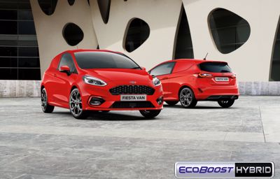 Ford Fiesta Van -mallisto täydentyy kevythybridillä