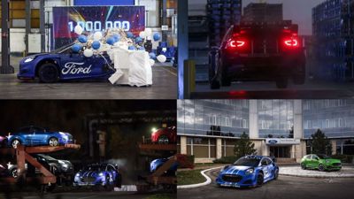 M-Sport Ford Puma Rally1 -kilpa-auto ensiesittelyssä