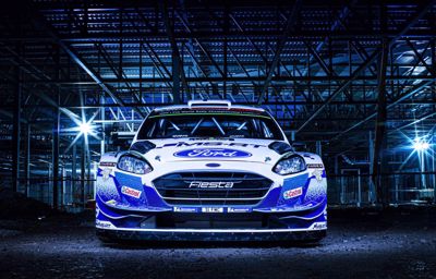 M-Sport Fiesta-WRC lähtee rallin MM-kauteen sinivalkoisin värein