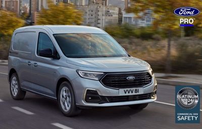 Ford Transit Connectille turvallisuudesta Euro NCAP -testien korkein Platinum Award -palkinto