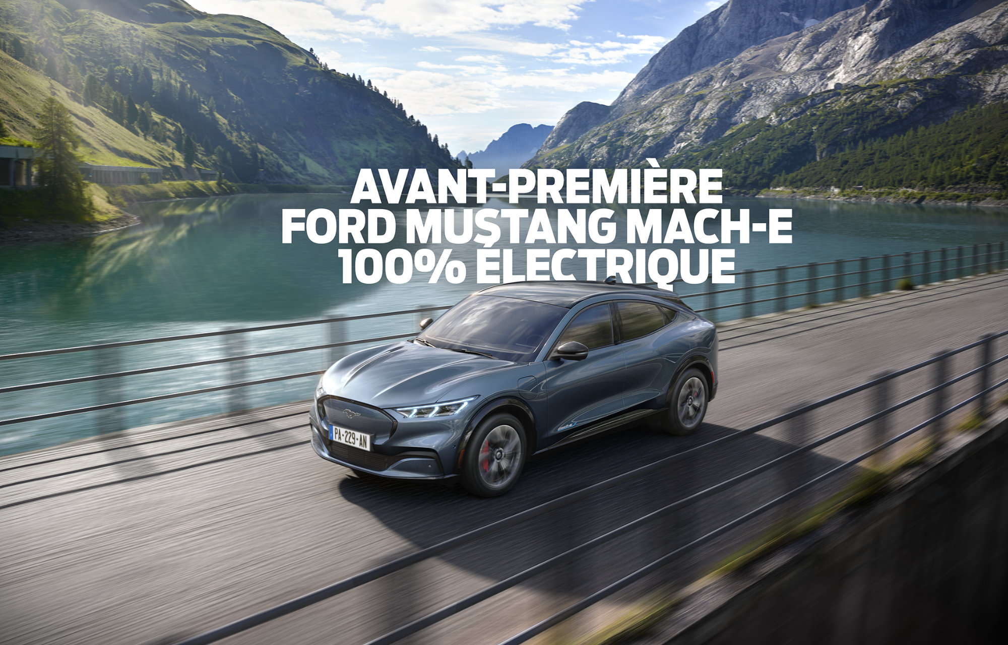 Avant-première Ford Mustang Mach-E 100% électrique dans votre concession Ford