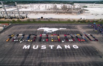 L'iconique Ford Mustang passe le cap des 10 millions d'exemplaires produits