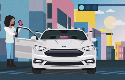 Véhicules autonomes : FORD s'associe à LYFT 