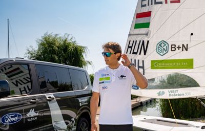 Vadnai Jonatán olimpikon vitorlázó felkészülését