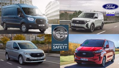 Full Ford Pro Transit Family Now Delivers Platinum Safety