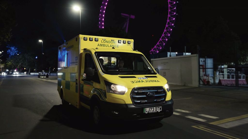 Ford Pro Electric ambulance