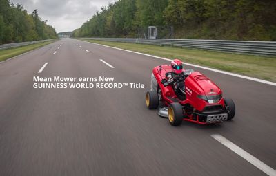 Mean Mower sets a New World Record