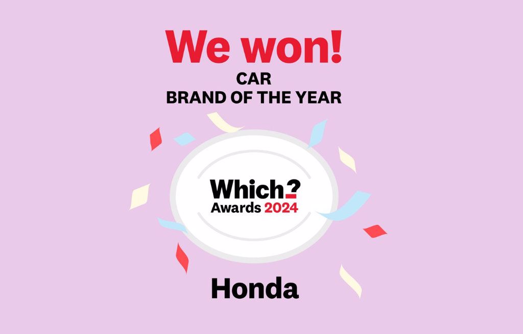 Honda wins Car Brand of the Year at the Which? Awards 2024