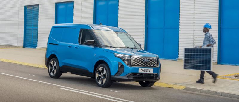 Ford E-Transit Courier vanaf €444,- per maand met Zakelijk Leasen