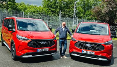 Ford med to nye store helelektriske flerbruksbiler: Åpnet for bestilling av E-Tourneo Custom og E-Transit Custom kombi