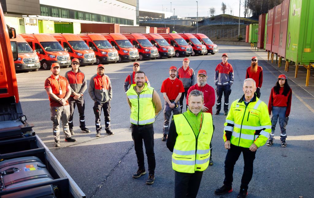 Posten ansatte med nye elektriske varebiler