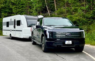 F-150 Lightning på familietur