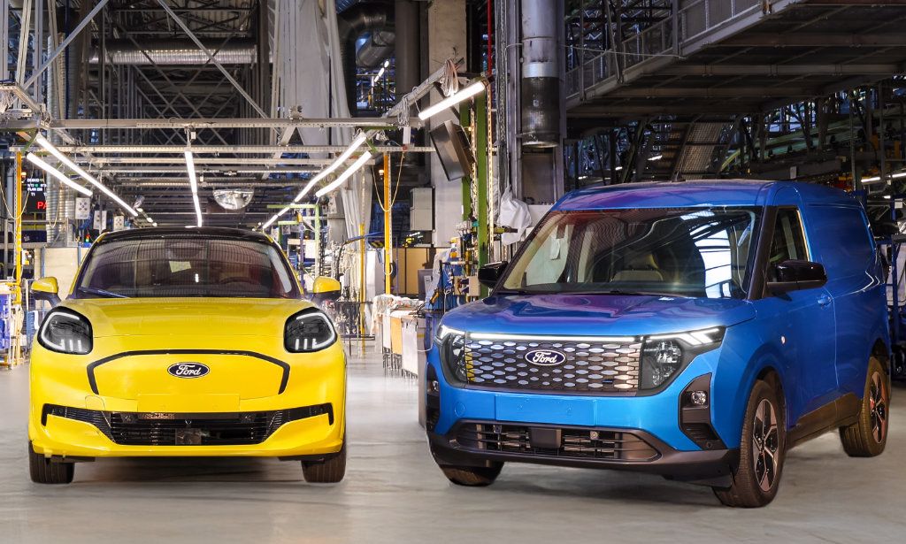 Puma og E-Transit Courier