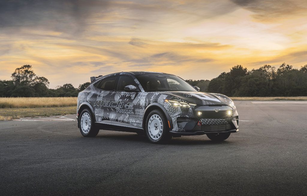 Ny rallyinspirert helelektrisk Mustang Mach-E Rally