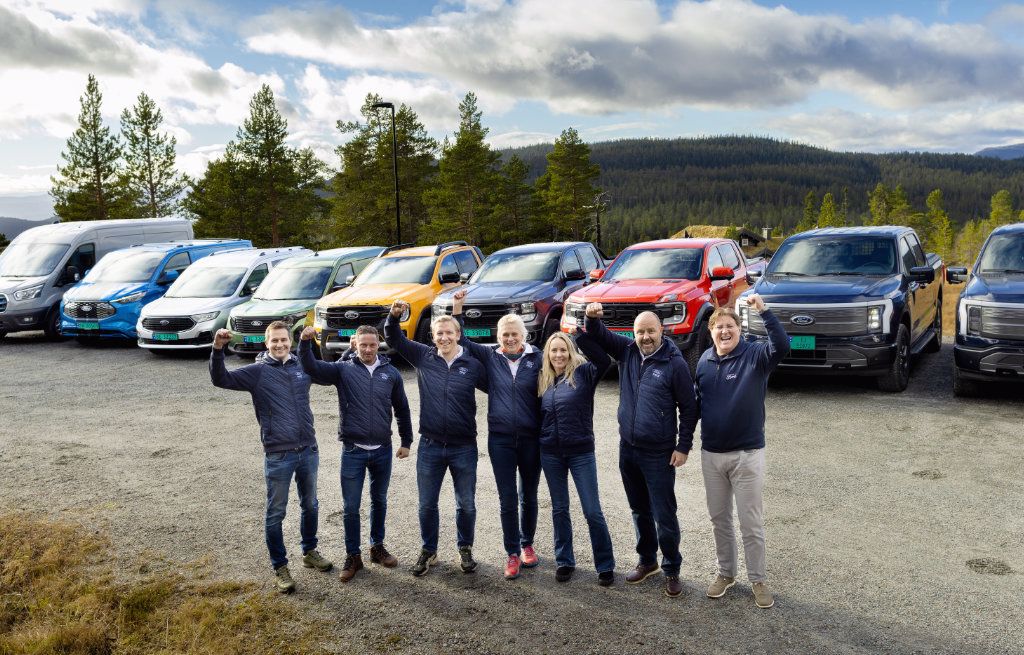 Flere Ford nyttekjøretøy toppet bestselgerlistene i 2024